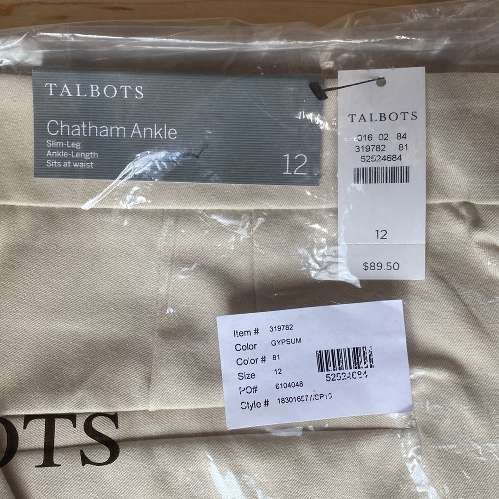 Bundle Talbots Chatham Ankle Pants in 3 colors - Picture 5 of 10